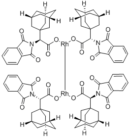 Tetrakis[(S)-(+)-(1-adamantyl)-(N-phthalimido)acetato]dirhodium(II)Rh2(S-PTAD)4 CAS#: 909389-99-7