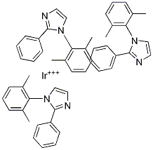 Tris[1-(2,6-dimethylphenyl)-2-phenyl-1H-imidazole]iridium(III) CAS#: 914394-12-0