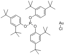 [Tris(2,4-di-tert-butylphenyl)phosphite]gold  chloride CAS#: 915299-24-0