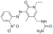 Urea,  [[1-ethyl-1,6-dihydro-4-methyl-5-[(2-nitrophenyl)azo]-6-oxo-3-pyridinyl]methyl]-  (9CI) CAS#: 910616-61-4