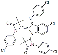 (Z)-4-((E)-5-CHLORO-1-(1-(4-CHLOROPHENYL)-3,3-DIMETHYL-4-OXOAZETIDIN-2-YL)-3-(4-CHLOROPHENYLIMINO)INDOLIN-2-YLIDENE)-1-(4-CHLOROPHENYL)-3,3-DIMETHYLAZETIDIN-2-ONE CAS#: 935756-10-8