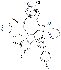 (Z)-4-((E)-5-CHLORO-1-(1-(4-CHLOROPHENYL)-4-OXO-3,3-DIPHENYLAZETIDIN-2-YL)-3-(4-CHLOROPHENYLIMINO)INDOLIN-2-YLIDENE)-1-(4-CHLOROPHENYL)-3,3-DIPHENYLAZETIDIN-2-ONE CAS#: 935756-20-0