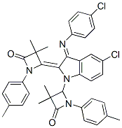 (Z)-4-((E)-5-CHLORO-3-(4-CHLOROPHENYLIMINO)-1-(3,3-DIMETHYL-4-OXO-1-P-TOLYLAZETIDIN-2-YL)INDOLIN-2-YLIDENE)-3,3-DIMETHYL-1-P-TOLYLAZETIDIN-2-ONE CAS#: 935756-06-2