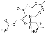 acetyloxymethyl (5R,6R)-3-(carbamoyloxymethyl)-6-(1-hydroxyethyl)-7-oxo-4-thia-1-azabicyclo[3.2.0]hept-2-ene-2-carboxylate CAS#: 99376-22-4