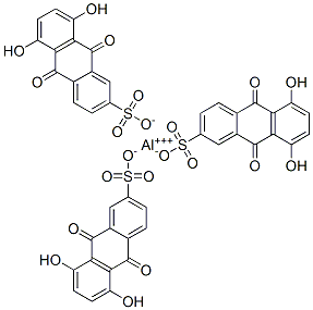 aluminium tris[9,10-dihydro-5,8-dihydroxy-9,10-dioxoanthracene-2-sulphonate] CAS#: 98493-35-7