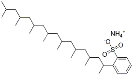 ammonium (1,3,5,7,9,11,13,15-octamethylhexadecyl)benzenesulphonate CAS#: 98690-35-8