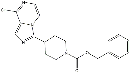 benzyl 4-(8-chloroimidazo[1,5-a]pyrazin-3-yl)piperidine-1-carboxylate CAS#: 936901-81-4