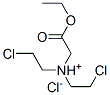 bis(2-chloroethyl)-(ethoxycarbonylmethyl)azanium chloride CAS#: 98551-69-0