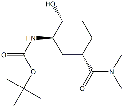 carbamic acid, n-[(1r,2r,5s)-5-[(dimethylamino)carbonyl]-2-hydroxycyclohexyl]-, 1,1-dimethylethyl ester CAS#: 929693-30-1