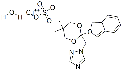 copper 1-[(2-benzofuran-2-yl-5,5-dimethyl-1,3-dioxan-2-yl)methyl]-1,2, 4-triazole sulfate hydrate CAS#: 98710-86-2
