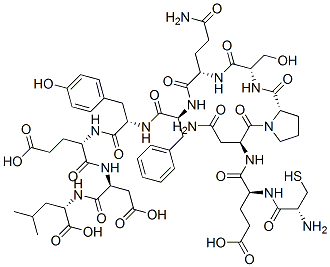 cysteinyl-glutamyl-asparaginyl-prolyl-serinyl-glutaminyl-phenylalanyl-tyrosyl-glutamyl-aspartyl-leucine CAS#: 98813-21-9