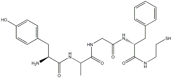 enkephalin, Ala(2)-cysteamine(5)- CAS#: 99043-51-3