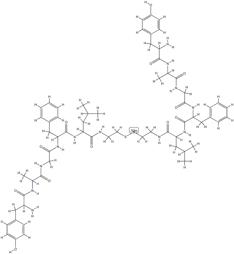 enkephalin-Leu, Ala(2)-cystamine-dimer- CAS#: 99043-48-8