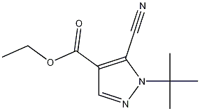 ethyl 1-tert-butyl-5-cyano-1H-pyrazole-4-carboxylate CAS#: 98477-12-4
