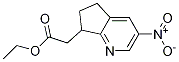 ethyl 2-(3-nitro-6,7-dihydro-5H-cyclopenta[b]pyridin-7-yl)acetate CAS#: 904929-05-1