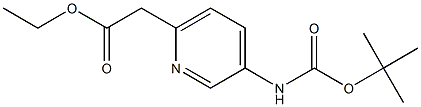 ethyl 2-(5-((tert-butoxycarbonyl)amino)pyridin-2-yl)acetate CAS#: 921940-82-1