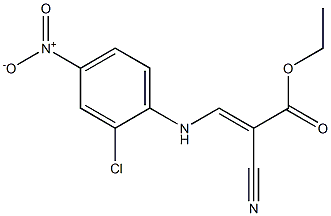 ethyl 3-(2-chloro-4-nitrophenylaMino)-2-cyanoacrylate CAS#: 954118-32-2