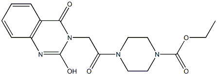 ethyl 4-[(2-hydroxy-4-oxoquinazolin-3(4H)-yl)acetyl]piperazine-1-carboxylate CAS#: 919731-97-8