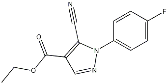 ethyl 5-cyano-1-(4-fluorophenyl)-1H-pyrazole-4-carboxylate CAS#: 98476-22-3