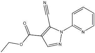 ethyl 5-cyano-1-(pyridin-2-yl)-1H-pyrazole-4-carboxylate CAS#: 98475-62-8