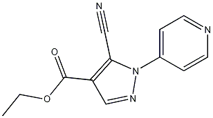 ethyl 5-cyano-1-(pyridin-4-yl)-1H-pyrazole-4-carboxylate CAS#: 98476-15-4