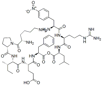 lysyl-prolyl-isoleucyl-glutamyl-phenylalanyl-4-nitrophenylalanyl-arginyl-leucine CAS#: 98751-93-0