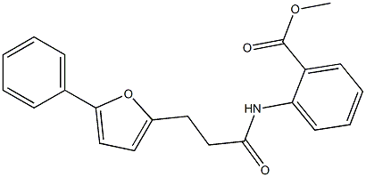 methyl 2-{[3-(5-phenylfuran-2-yl)propanoyl]amino}benzoate CAS#: 924818-47-3