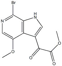 methyl 2-(7-bromo-4-methoxy-1H-pyrrolo[2,3-c]pyridin-3-yl)-2-oxoacetate CAS#: 954215-11-3