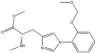methyl 2-(S)-(methylamino)-3-{1-[2-(methoxymethoxy)phenyl]-imidazol-4-yl}-propanoate CAS#: 950758-75-5