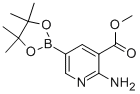 methyl 2-amino-5-(4,4,5,5-tetramethyl-1,3,2-dioxaborolan-2-yl)nicotinate CAS#: 947249-44-7