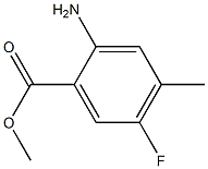 methyl 2-amino-5-fluoro-4-methylbenzoate CAS#: 929214-84-6