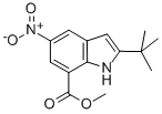 methyl 2-tert-butyl-5-nitro-1H-indole-7-carboxylate CAS#: 952665-00-8
