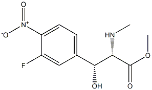 methyl (2S,3R)-3-[(3-fluoro-4-nitro)phenyl]-3-hydroxy-2-(N-methylamino)propionate CAS#: 912341-89-0