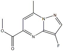methyl 3-fluoro-7-methylpyrazolo[1,5-a]pyrimidine-5-carboxylate CAS#: 916211-89-7