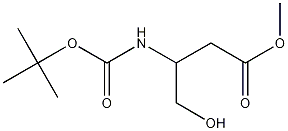 methyl 3-(tert-butoxycarbonylamino)-4-hydroxybutanoate CAS#: 942297-60-1