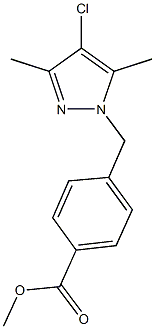 methyl 4-[(4-chloro-3,5-dimethyl-1H-pyrazol-1-yl)methyl]benzoate CAS#: 955971-17-2