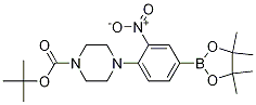 tert-Butyl 4-(2-nitro-4-(4,4,5,5-tetramethyl-1,3,2-dioxaborolan-2-yl)phenyl)piperazine-1-carboxylate95% CAS#: 940284-94-6
