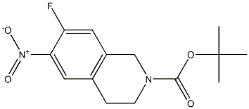 tert-Butyl 7-fluoro-6-nitro-3,4-dihydroisoquinoline-2(1H)-carboxylate CAS#: 912846-67-4