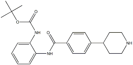 tert-butyl 2-[(4-piperidin-4-ylbenzoyl)amino]phenylcarbamate CAS#: 934828-07-6