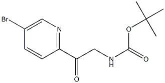 tert-butyl 2-(5-bromopyridin-2-yl)-2-oxoethylcarbamate CAS#: 950176-70-2