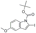 tert-butyl 2-iodo-5-Methoxy-1H-indole-1-carboxylate CAS#: 99275-48-6