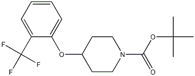 tert-butyl 4-(2-(trifluoromethyl)phenoxy)piperidine-1-carboxylate CAS#: 921605-76-7