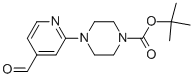 tert-butyl 4-(4-formylpyrid-2-yl)piperazine-1-carboxylate CAS#: 946409-13-8