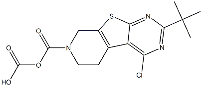 tert-butyl 4-chloro-5,6-dihydropyrido[4',3':4,5]thieno[2,3-d]pyrimidine-7(8H)-carboxylate7(6H)-carboxylic acid CAS#: 946198-89-6
