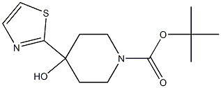 tert-butyl 4-hydroxy-4-(1,3-thiazol-2-yl)piperidine-1-carboxylate CAS#: 942185-02-6