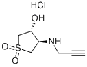 trans-1,1-Dioxo-4-prop-2-ynylamino-tetrahydrothiophen-3-ol hydrochloride CAS#: 916901-10-5