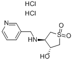 trans-1,1-Dioxo-4-[(pyridin-3-ylmethyl)-amino]-tetrahydrothiophen-3-ol dihydrochloride CAS#: 916901-07-0