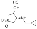 trans-4-(Cyclopropylmethyl-amino)-1,1-dioxo-tetrahydrothiophen-3-ol hydrochloride CAS#: 916901-08-1