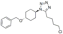 trans-5-(4-Chlorobutyl)-1-[4-(phenylmethoxy)cyclohexyl]-1H-tetrazole CAS#: 98454-50-3