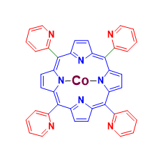 Structure of 5,10,15,20-tetrakis-(2,6-dichlorophenyl)-porphyrin-Co(II) CAS#